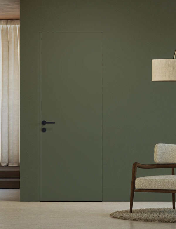 סדרת INFINITY דלת קו אפס - ירוק זית